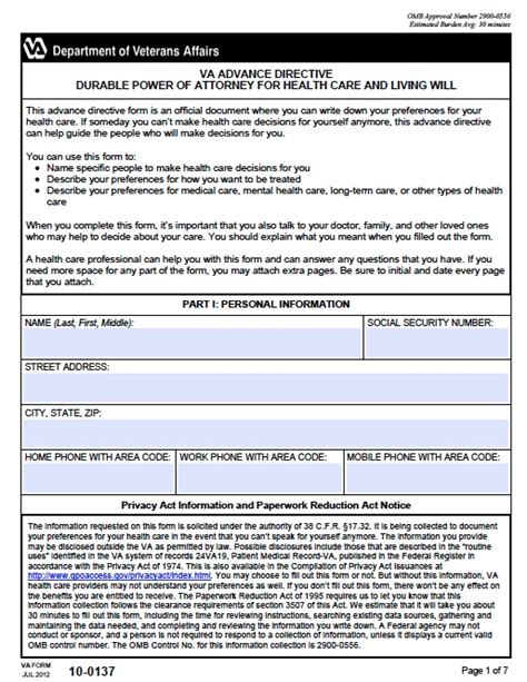 Free Virginia Medical Power Of Attorney Form Pdf Template