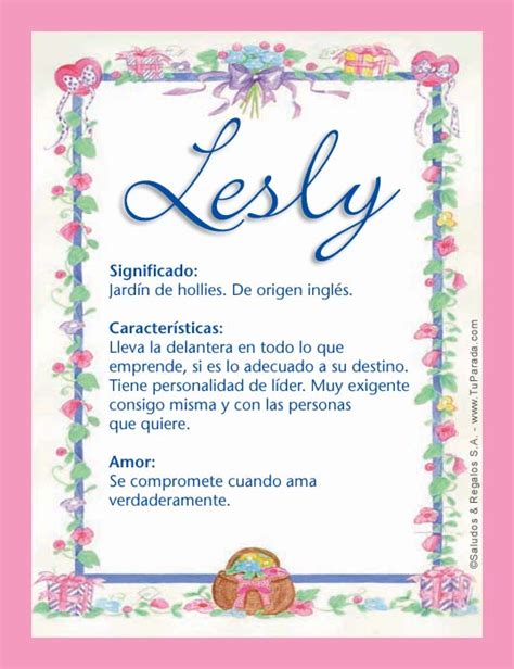 Que Significa El Nombre Lesly Significado Del Nombre Jocelyn Origen