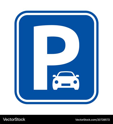 Parking Sign Cartoon