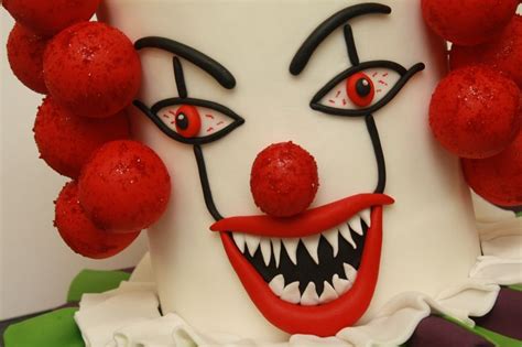 Create Your Own Scary Clown Cake Using Progel Edible Glitter And Colour Melt Colours Clown