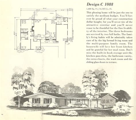 Mid century modern house plans. Vintage House Plans 1960s: More Mid Century Modern Homes ...