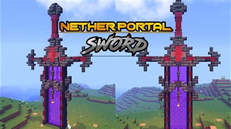 Minecraft Nether Portal Sword Minecraft Nether Portal Design