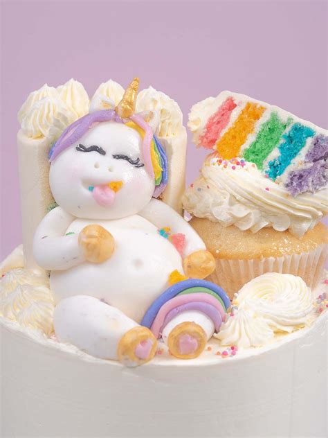 Fun Fair Unicorn Rainbow Cake Anges De Sucre