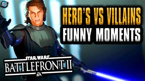 Hero S Vs Villains But It’s Mostly Memes Star Wars Battlefront 2 Funny Moments Youtube