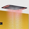 Moderno Doccia a pioggia Finiture verniciate caratteristica - Con LED ...