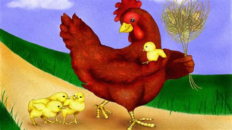 La Gallinita Roja Audio Cuento Para NiÑos EspaÑol Youtube