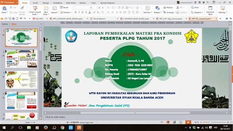 Contoh Presentasi Power Point Keren