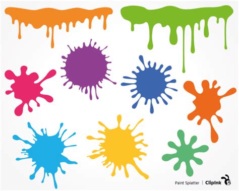 Paint Splatter Svg Bundle Paint Splash Clip Art Clip Art Library