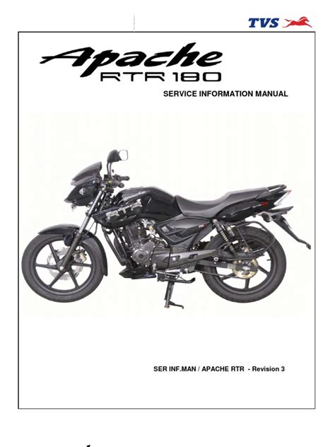 Tvs scooty pep plus is a mileage scooters available at a starting price of rs. TVS Apache RTR 180 -Service Manual | Neumático | Carburador