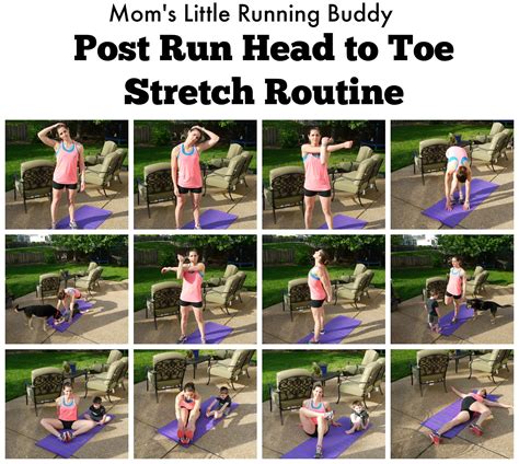 Post Run Static Stretching Routine Moms Little Running Buddy