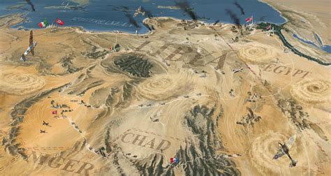 North Africa Campaign Map By Benwootten On Deviantart