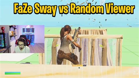 Faze Sway Vs Random Viewer 1v1 Buildfights Youtube