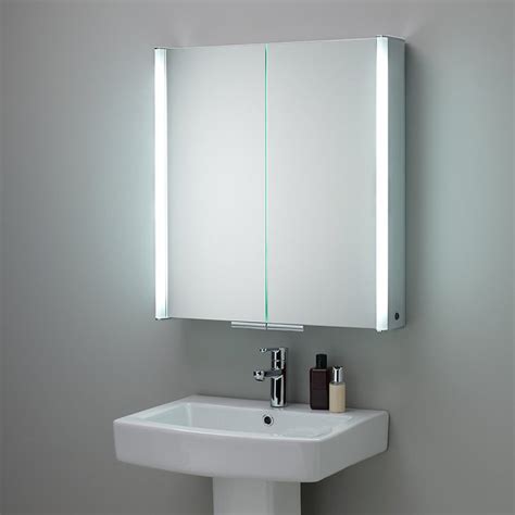 Hib Xenon 60 Led Aluminium Illuminated Bathroom Cabinet 46100