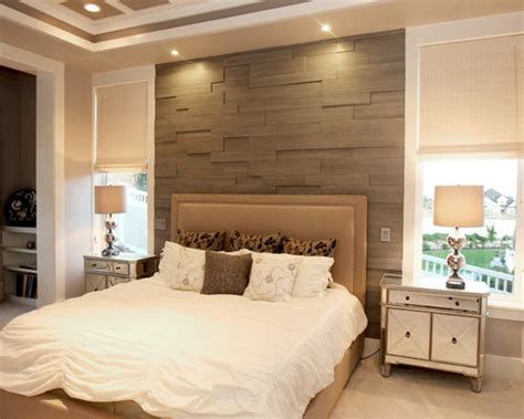 Wood Wall Behind Bed Houzz
