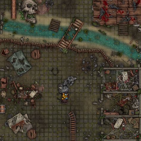Sewer Battlemap Inkarnate Create Fantasy Maps Online
