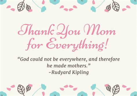 Thank You Mom Quotes And Sayings