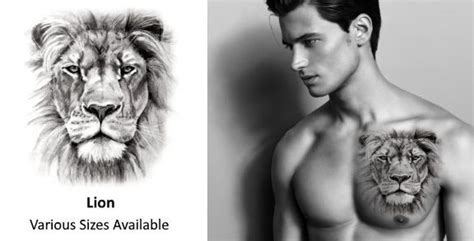 This Item Is Unavailable Etsy Lion Chest Tattoo Chest Tattoo Men