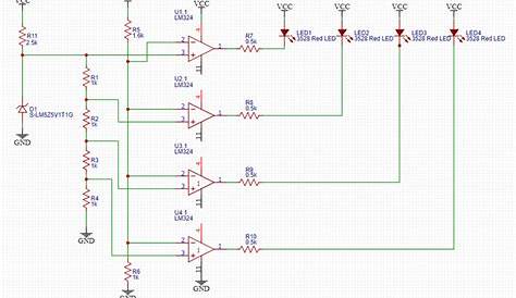 simple battery level indicator circuit diagram