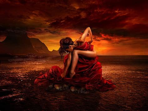 1290x2796px 2k Free Download Passion In Red Sea Dance Dancer Red Dressed Girl Beauty