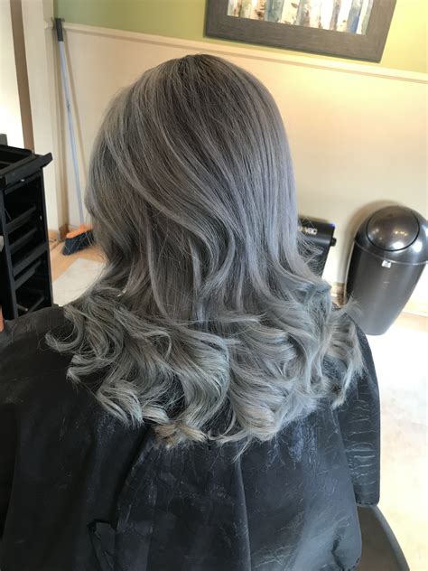 Silver Hair💜💙 Achieved With Joico Color Intensity Titanium Pewter