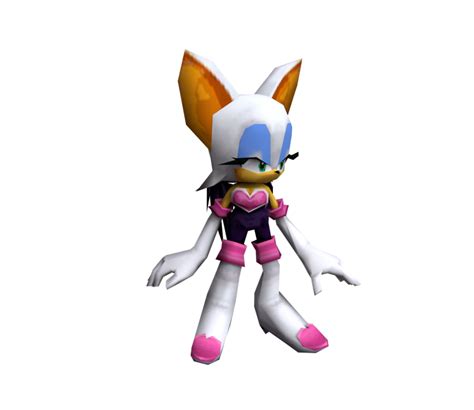Psp Sonic Rivals 2 Rouge The Bat The Models Resource