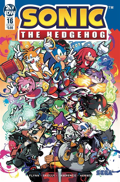 Idw Sonic The Hedgehog 16 Jonathan Gray Cover B