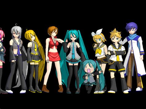 Vocaloid Group Picture Mmd By Koshidayugancherry On Deviantart