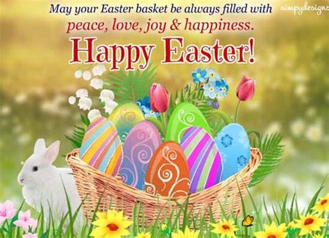 Basket Full Of Wishes On Easter Free Happy Easter Ecards 123 Greetings