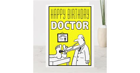 Happy Birthday Doctor Card To Personalise Inside