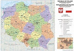 Large detailed political and administrative map of Poland with all ...