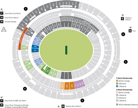 Optus Stadium Seating Plan Afl Fact Sheet