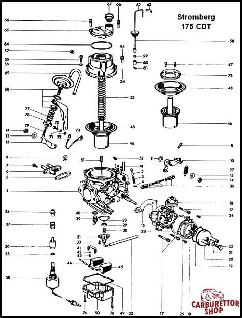 Stromberg 175tcdt Carburetor Parts And Rebuild Kits