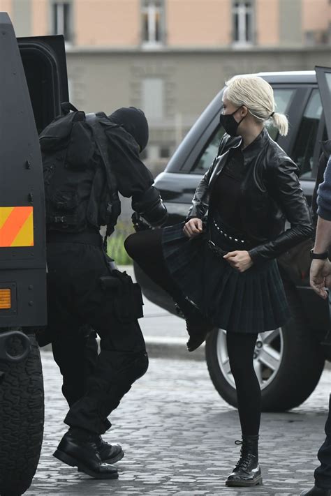 POM KLEMENTIEFF On The Set Of Mission Impossible In Rome HawtCelebs