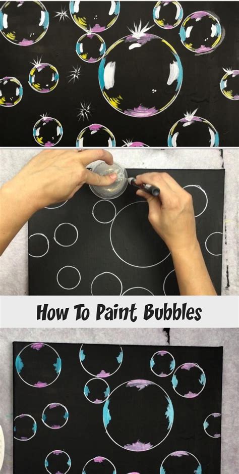 Super Easy And Fun Learn How To Paint These Bubbles With Acrylics On