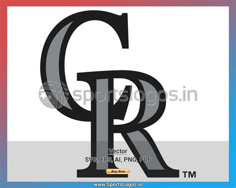 Colorado Rockies Baseball Sports Vector Svg Logo In 5 Formats