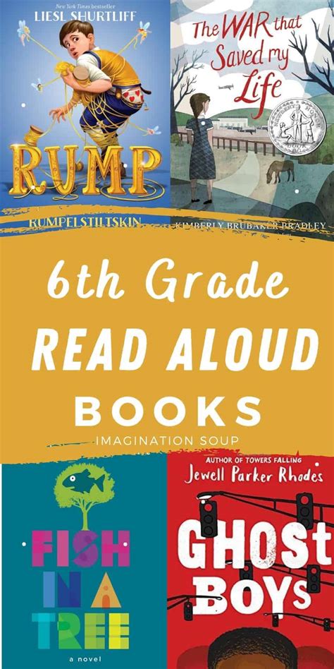 The Best Read Aloud Books For 6th Grade Imagination Soup