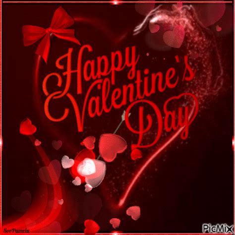 Flashing Heart Happy Valentines Day Animated Image Pictures Photos