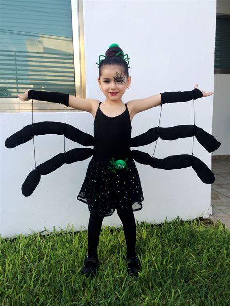 Spider Costume Baby Girl Toddler Kids Diy Tights And An Old Cushion