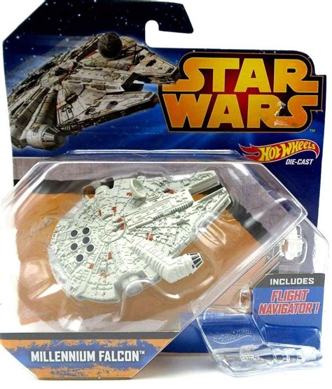 Star Wars Millennium Falcon The Force Awakens Die Cast Hot Wheels New