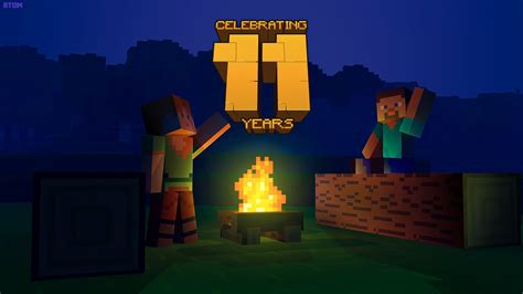 Minecraft 11th Anniversary By Atmocube