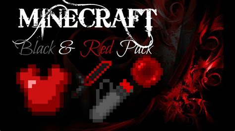 Minecraft Texture Pack Review Pvp Black And Red Texture Pack Made