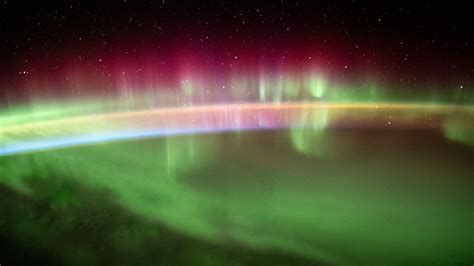 Aurora Borealis From Space Hd