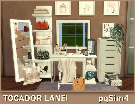 Sims 4 Cc Custom Content Lanei Dressing Table Muebles Sims 4 Cc Sims