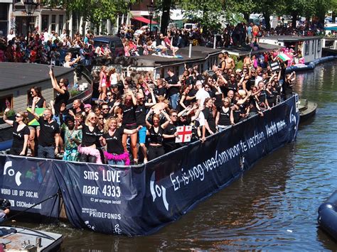 netherlands boat amsterdam gay pride prinsengracht 12 inch by 18 inch laminated poster with