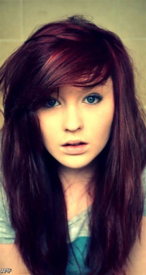 25 thrilling ideas for red ombre hair. Dark Brown Red Violet Hair Color | Shopping Guide. We Are ...