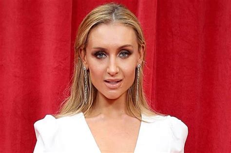 Corries Catherine Tyldesley Unleashes Assets In Frontless Dress