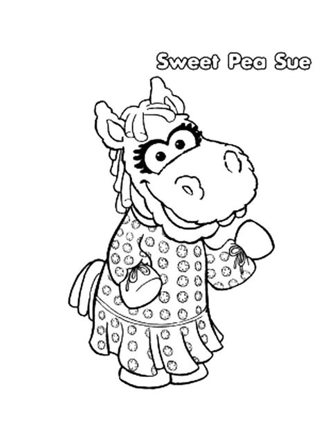 Jim Hensons Pajanimals Coloring Pages