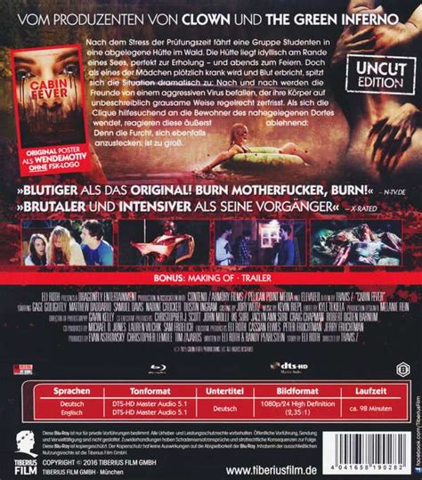 cabin fever the new outbreak blu ray jpc