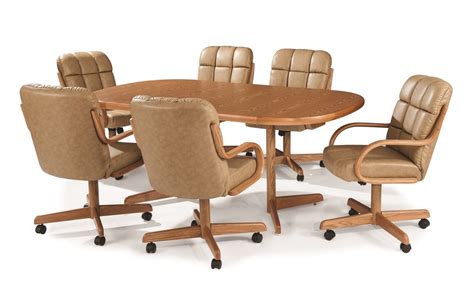 Melody Caster Dinette Chair And Table Set