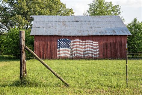 American Flag Barn In Kentucky Photograph By John Mcgraw Fine Art America